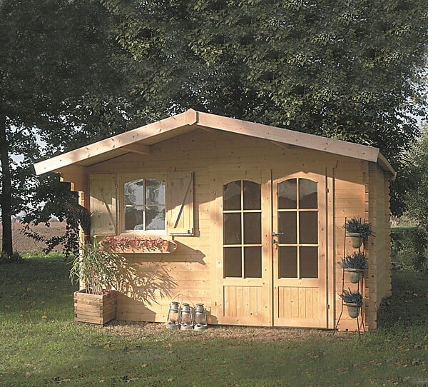 SOLID - Abri de jardin Chamonix - Bois - 12,71m2 - large
