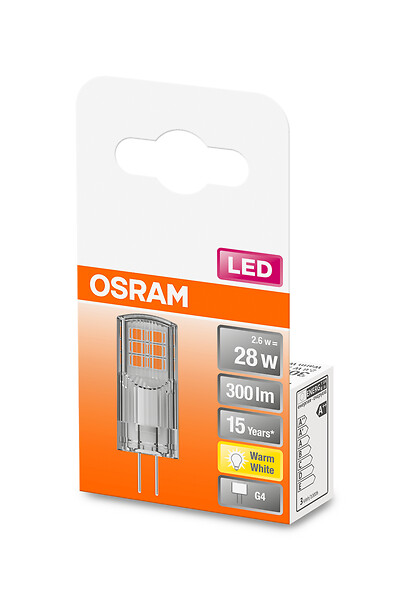 OSRAM - LED PIN 12 V 30 320 degrés 2.6 W-2700K G4 - large