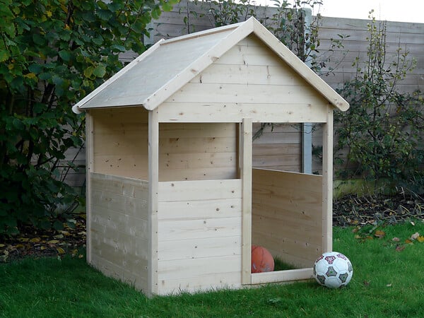SOLID - Maisonnette enfant au sol - Bois - large
