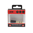 APM - Adaptateur jack 6.35mm vers jack 3.5mm stéréo mâle femelle - vignette