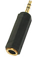 APM - Adaptateur jack 3.5mm jack vers 6.35mm stéréo mâle femelle - vignette