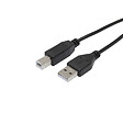 APM - Cordon usb 2.0 usb-a usb-b mâle mâle noir 1.8m - vignette