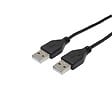 APM - Cordon usb 2.0 usb-a usb-a mâle mâle noir 1.8m - vignette