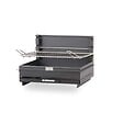 LE MARQUIER - Barbecue charbon encastrable acier noir 54x32cm Montory - vignette