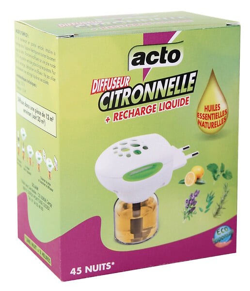 ACTO - Diffuseur électrique citronnel - large