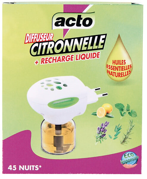 ACTO - Diffuseur électrique citronnel - large