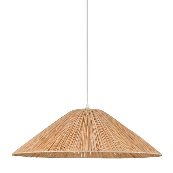 COREP - Suspension conique Playa - Raphia naturel - 100W - large