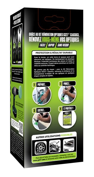 GS27 - GS27 kit rénovateur optiques machine - large