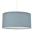 COREP - Suspension cylindrique - Toile coton - Pétrole - D28xH19cm - vignette
