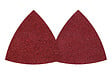 WOLFCRAFT - Lot de 5 feuilles abrasives delta 95 mm grain 40-60  WOLFCRAFT - vignette