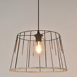COREP - Susp 35 rotin & metal kilau noir - vignette