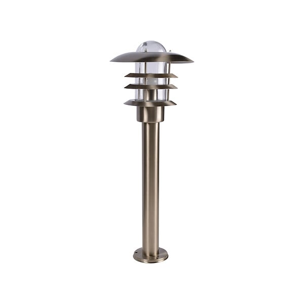 COREP - Borne lumineuse extérieur Nazare - Nickel - 24x65cm - large