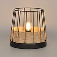 COREP - Lampe bois & metal indah - vignette
