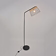 COREP - Lampadaire Indah - Métal - Noir rotin tressé - 171cm - vignette