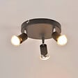 COREP - Plaf 3l gu10Led andy noir mat - vignette