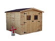 HABRITA - Abri de jardin - Bois - 16mm - 5.60m2 - vignette