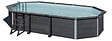 GRE - Piscine composite - ovale - 6,64x3,86x1,24m - vignette
