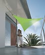 JARDILINE - Voile ombrage Serenity - Triangulaire - Vert pomme - 3,60m - vignette