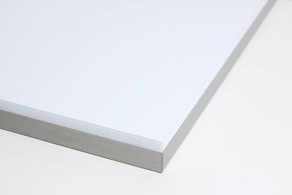 Plan de travail - Blanc - Brillant - L304xP63,5cm - Ep 3,8cm - large