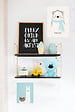 SEYNAVE - Lampe enfant pvc bleu Nestor - vignette