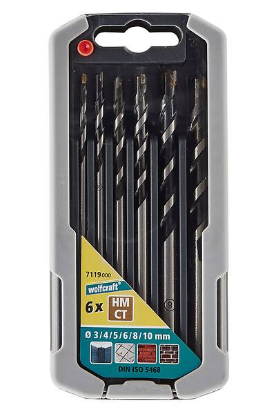 WOLFCRAFT - 1 Coffret S-6 Forets béton Pro D 3-10 - large