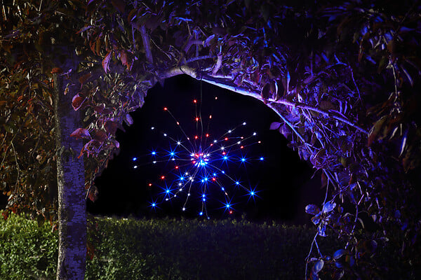 SMARTSOLAR - Lampion solaire décoratif Pluie d'Etoiles - large