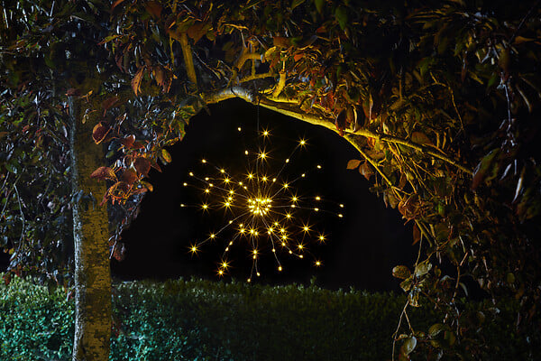 SMARTSOLAR - Lampion solaire décoratif Pluie d'Etoiles - large