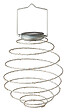 SMARTSOLAR - Lot de 4 suspensions solaire Spirale 33 leds - vignette