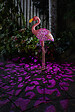 SMARTSOLAR - Flamant rose métal lumineux solaire - vignette