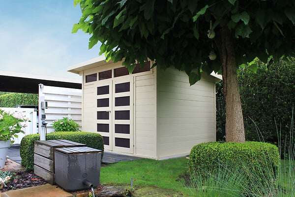 SOLID - Abri de jardin moderne Verona - Bois - 10,11m2 - large