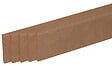 AJ TIMBER - Plinthe bord arrondi MDF brute 9x96mm L.2.20m - vignette