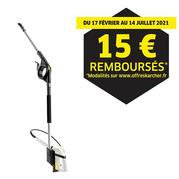 KARCHER - Lance téléscopique TLA 4 - Noir - 4m - large
