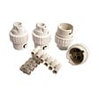 ZENITECH - 4 douilles B22 Nylon + 1 barrette de connexion 4mm2 - vignette