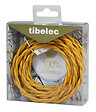 TIBELEC - Câble tissu torsadé longueur 3m or antique - vignette