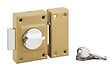 COTEKA - Verrou cambre bouton cylindre 21x40mm 3 clés - vignette