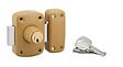 COTEKA - Verrou embouti  5 goupilles double cylindre 23x40mm 3 clés - vignette