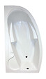 ONDEE - Baignoire angle gauche accoudoirs Fany - Blanc  - 160x90x55,2cm - vignette