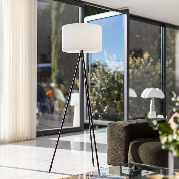 LUMISKY - Lampadaire d'extérieur sans fil TAMBOURY RGB H150cm - large