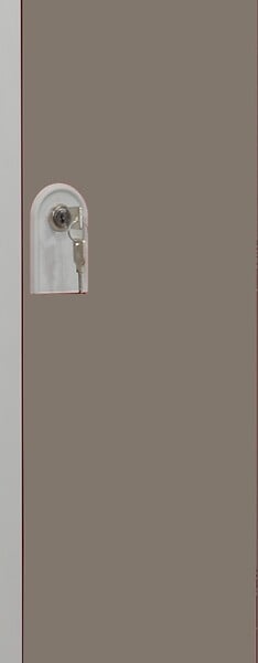 P.HENRY - Vestiaire industrie salissante 1 case gris perle-taupe - large