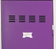 P.HENRY - Vestiaire industrie propre 3 cases gris perle-prune - vignette