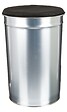 P.HENRY - Pierre henry - coffre pouf 33 litres en metal alu - vignette