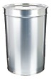 P.HENRY - Pierre henry - coffre pouf 33 litres en metal alu - vignette