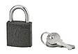 COTEKA - Cadenas acier gris 25mm anse acier 3 clés - vignette
