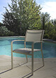 JARDILINE - Fauteuil empilable Milos  - Ivoire - vignette