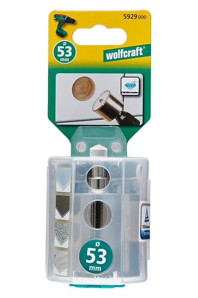 WOLFCRAFT - 1 Trépan P&P diamant carrelage D 53 - large