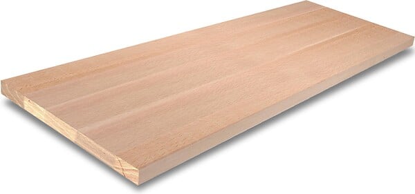 UT BOIS - Plan de travail en hêtre massif - L250xP65cm - Ep 2,6cm - large