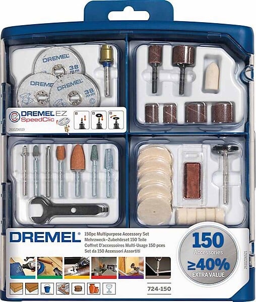 DREMEL - Set d'accessoires 150 pcs multi-usage - large