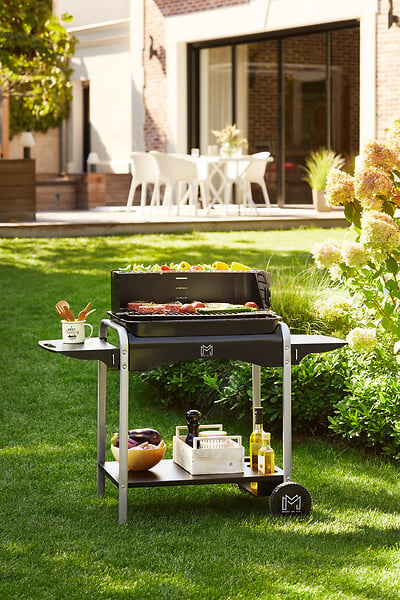 MODE DE VIE - Barbecue rectangulaire charbon de bois Oceanos - large