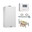 CHAFFOTEAU - Chaudière Gaz Condensation Inoa Green Chaffoteaux 25 kW Complète (Ventouse + Douilles + Dosseret) avec Thermostat Filaire - vignette