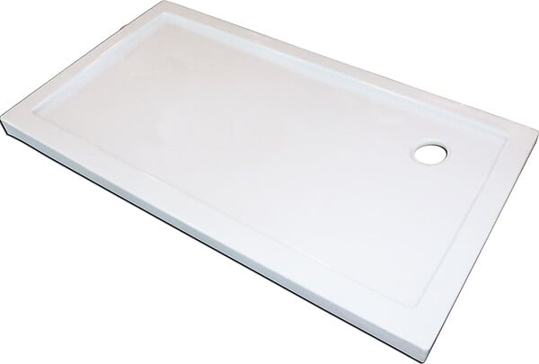 ONDEE - Receveur de douche acrylique extraplat - Blanc - 80x120cm - large
